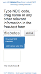 Mobile Screenshot of ndcvalidator.com